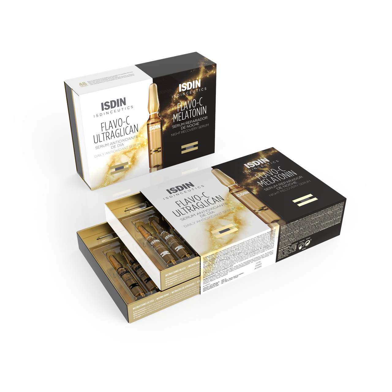 ISDINceutics Flavo-C Ultraglican + Flavo-C Night 10+10 x2ml (10+10x0,07fl oz)