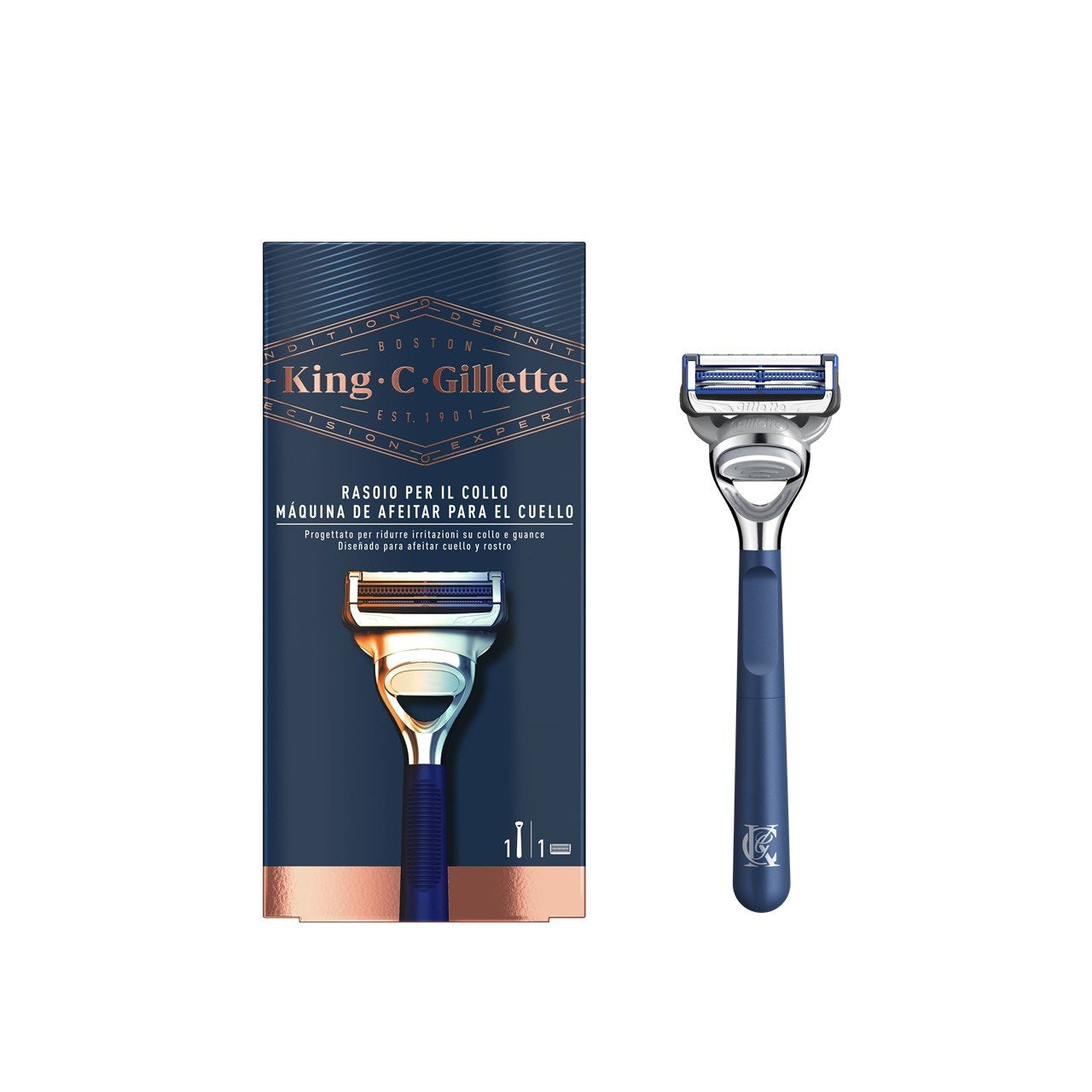 Navalha de pescoço King C. Gillette