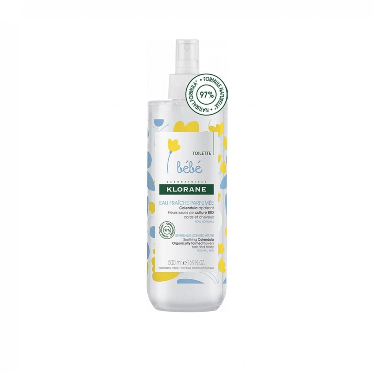 Água Perfumada Refrescante Klorane Baby 500ml