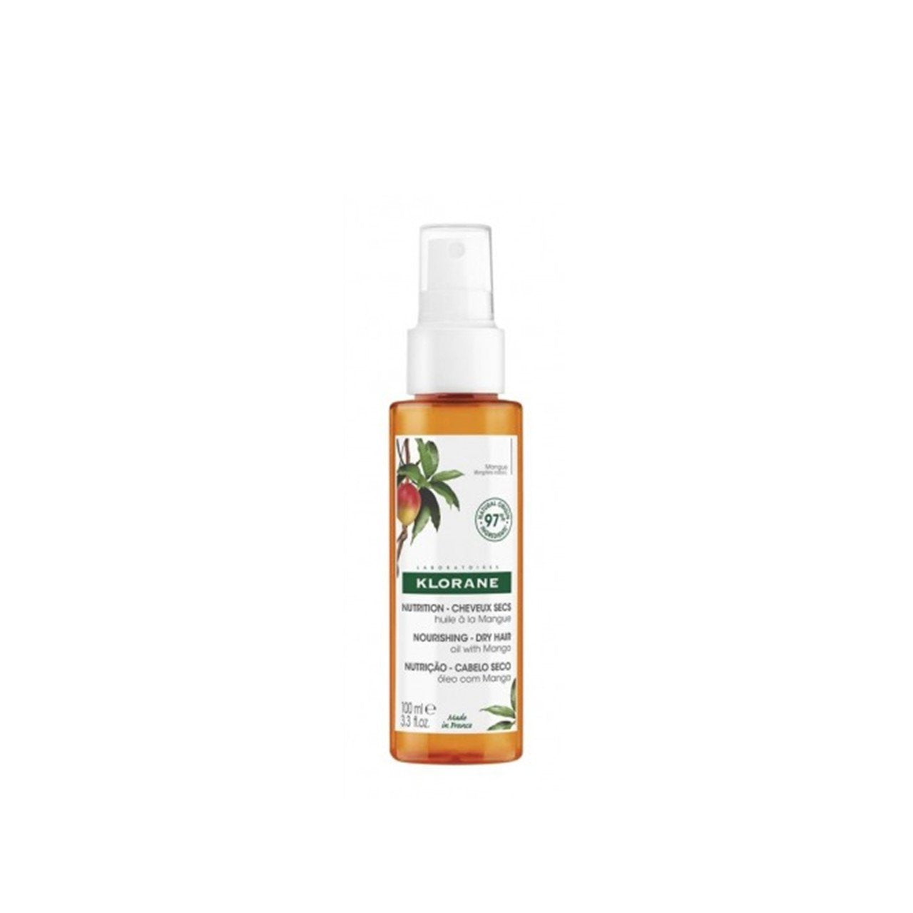 Klorane Huile Cheveux Secs Nourrissante à la Mangue 100 ml