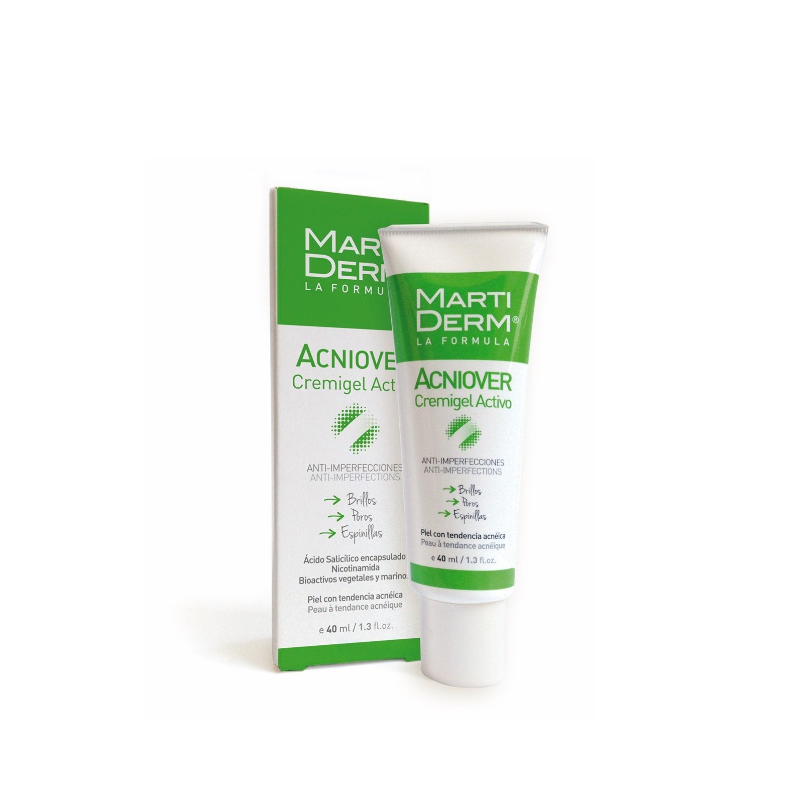 MartiDerm Acniover Cremigel Activo Anti-Imperfeições 40ml