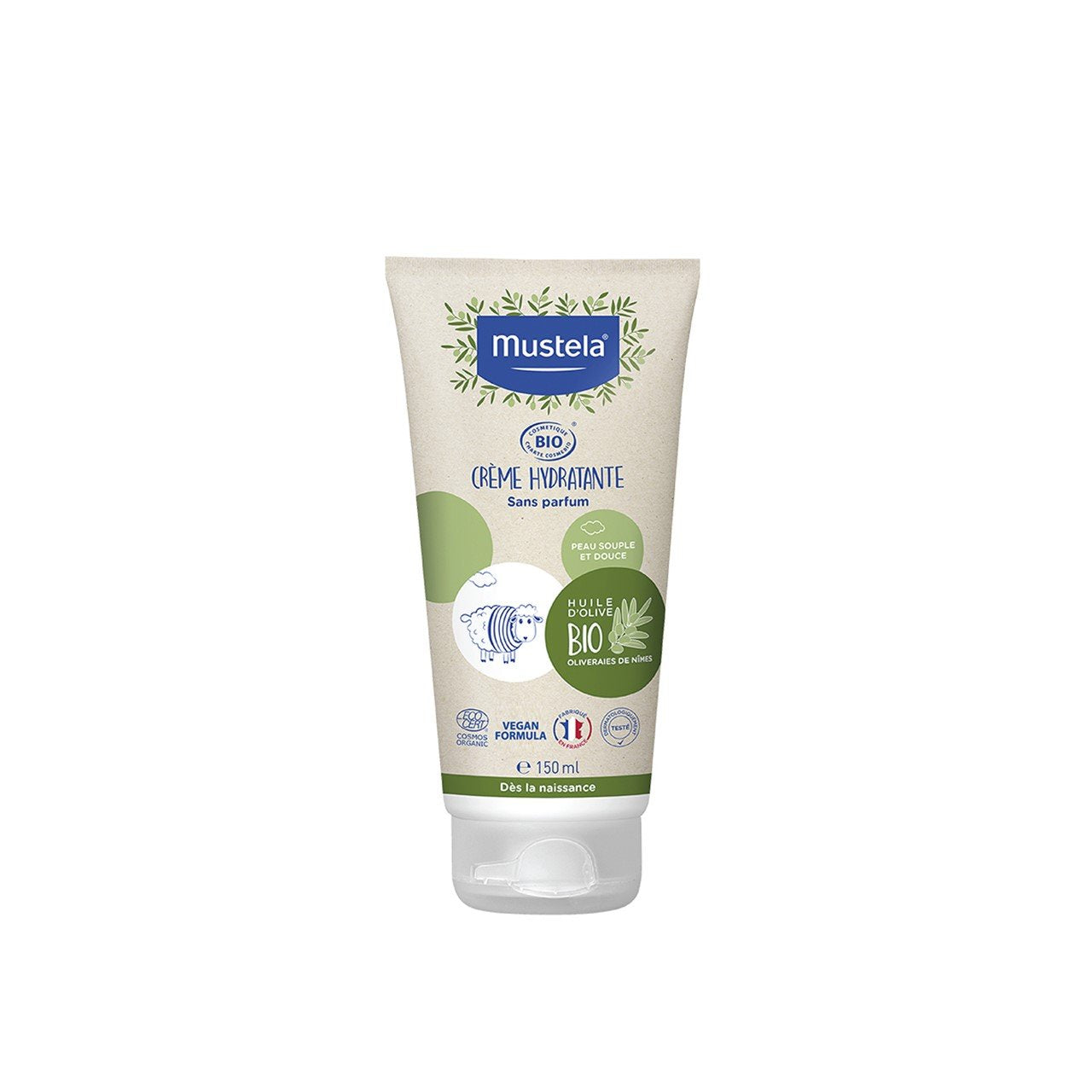 Mustela BIO Creme Hidratante Orgânico Sem Fragrância 150ml