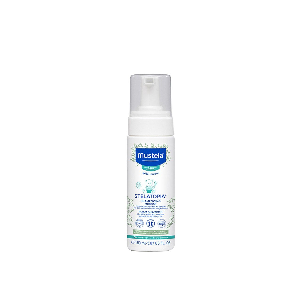 Mustela Stelatopia Foaming Shampoo Discomfort & Itching 150ml