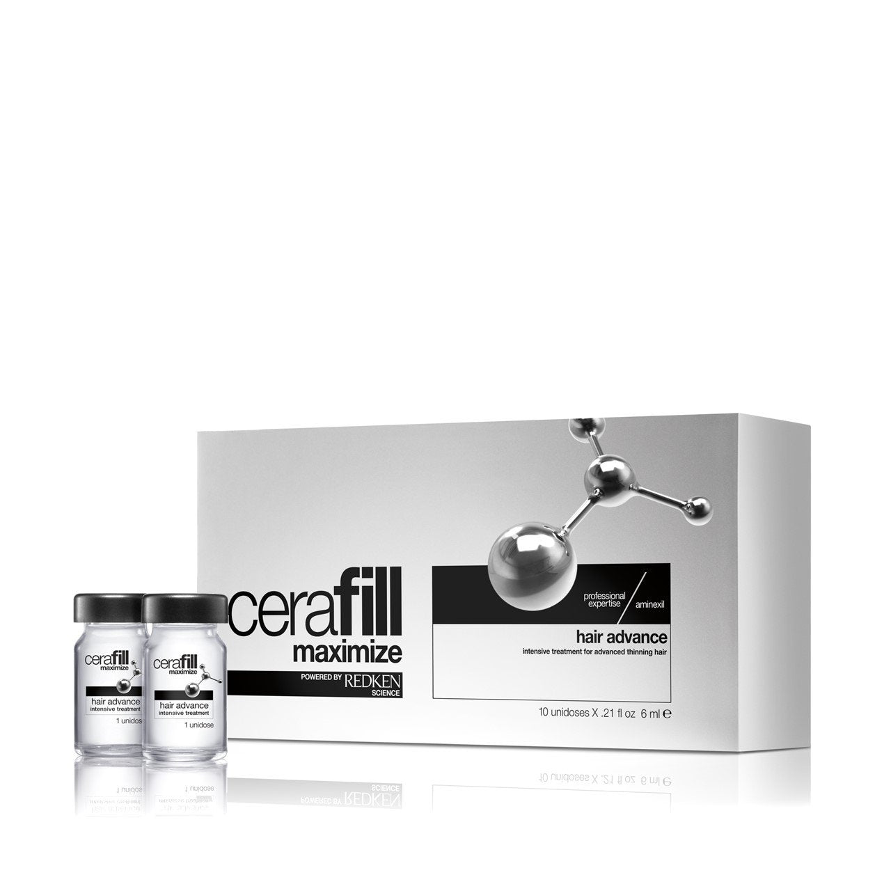 Ampolas Redken Cerafill Maximize Aminexil Hair Advance 10x6ml (10x0,20fl oz)