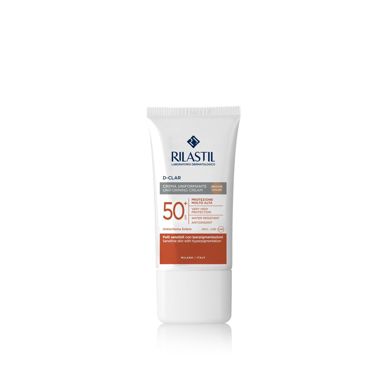 Rilastil D-Clar Creme Uniformizante Cor Média SPF50+ 40ml