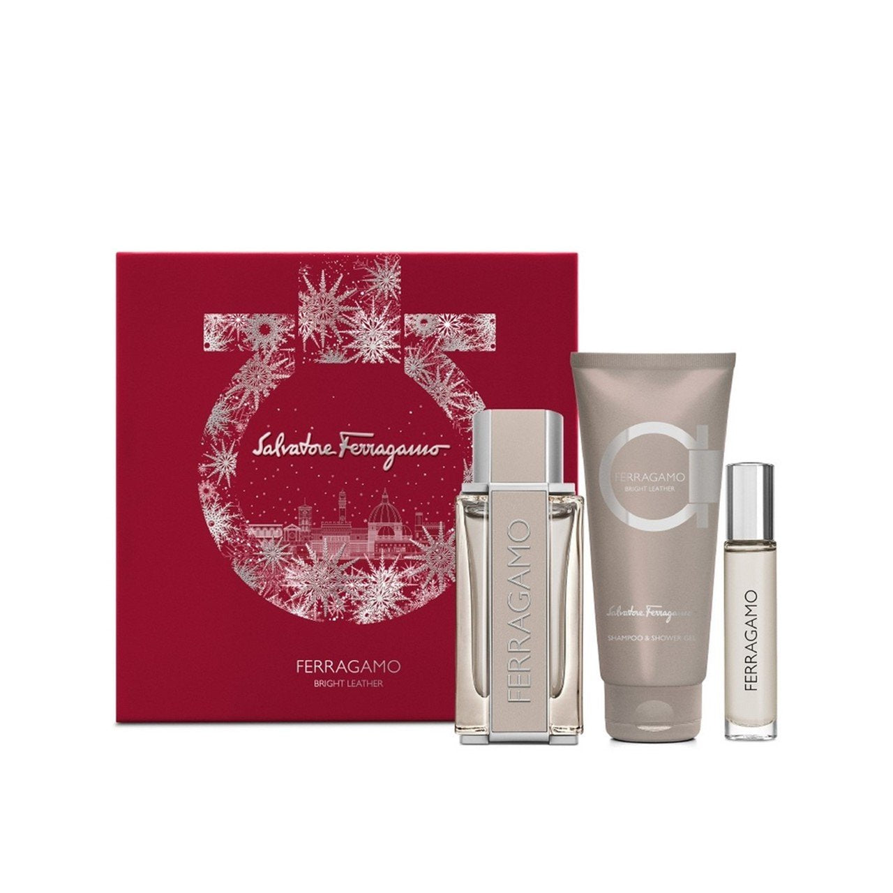 Salvatore Ferragamo BrightLeather Eau de Toilette 100ml Kit