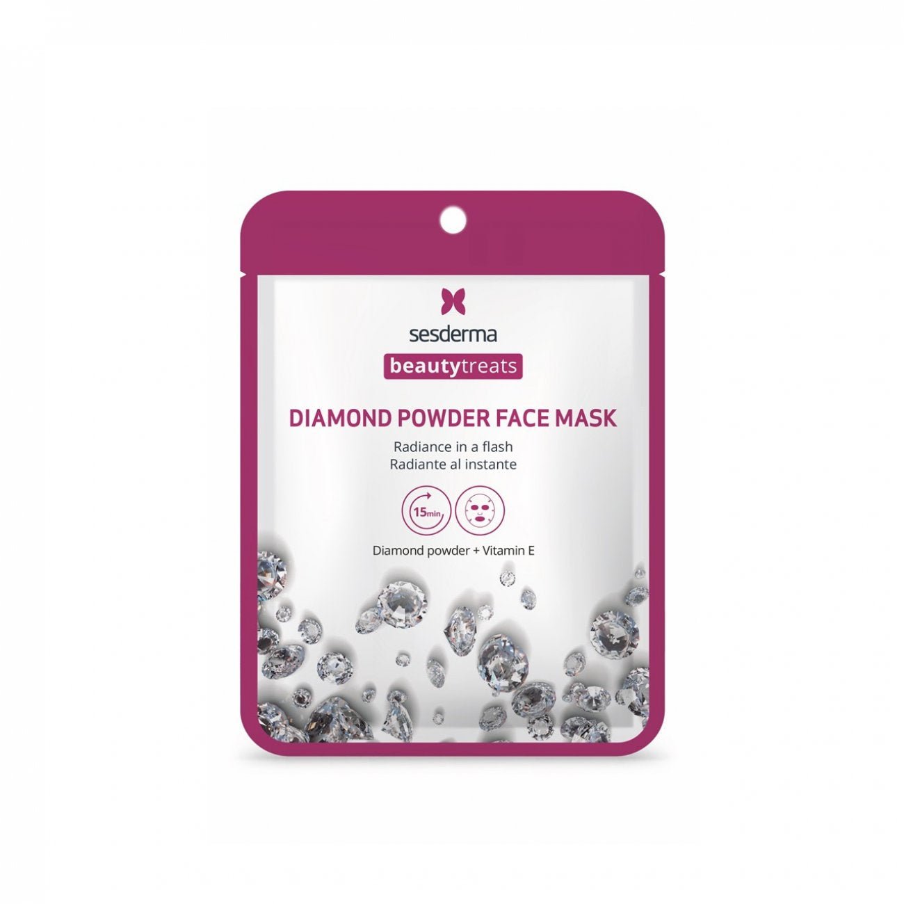 Sesderma Beauty Treats Máscara facial em pó de diamante x1