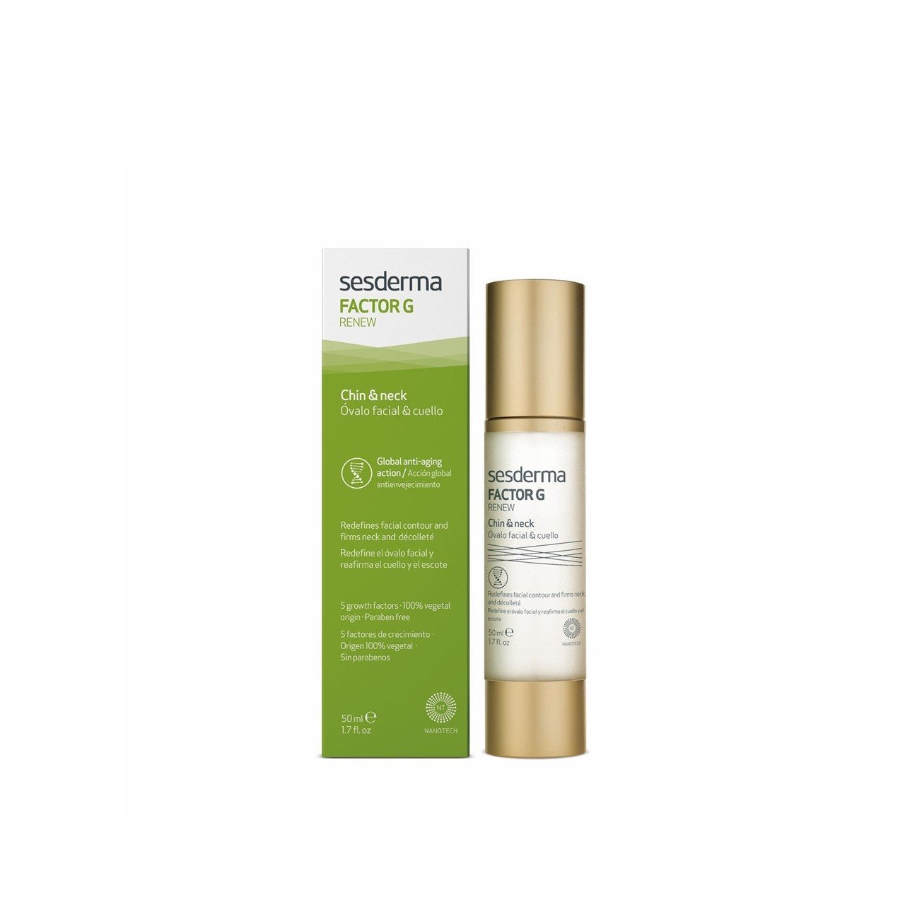 Sesderma Factor G Renew Oval Rosto e Pescoço 50ml