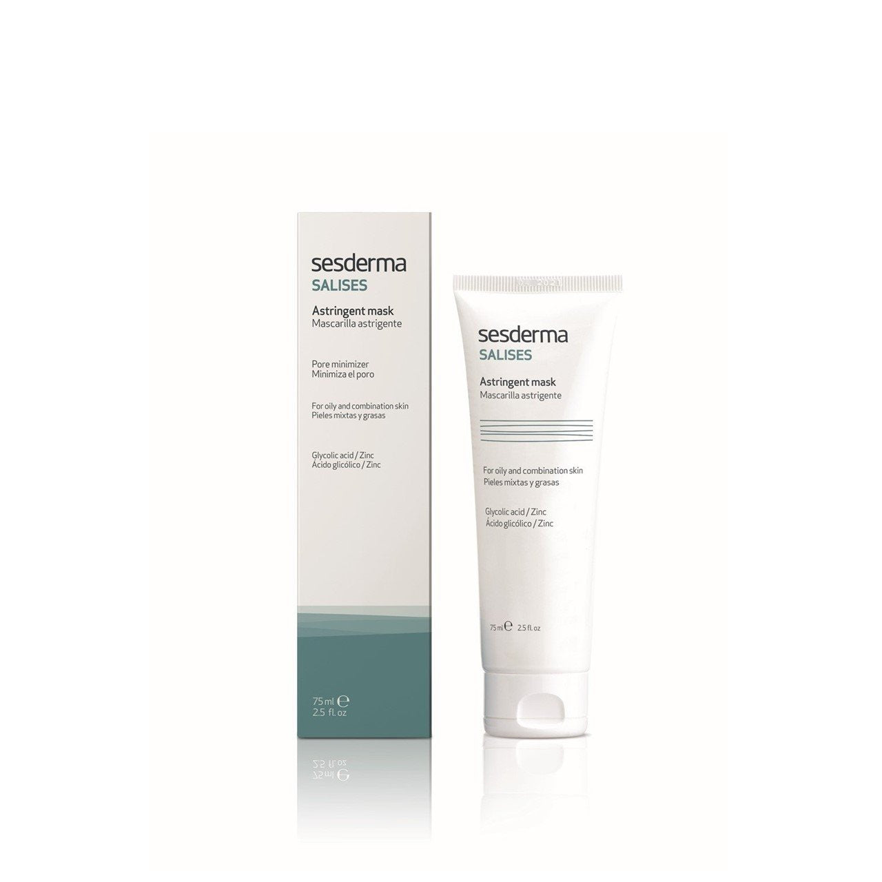 Sesderma Salises Máscara Adstringente Minimizador de Poros 75ml (2.54fl oz)