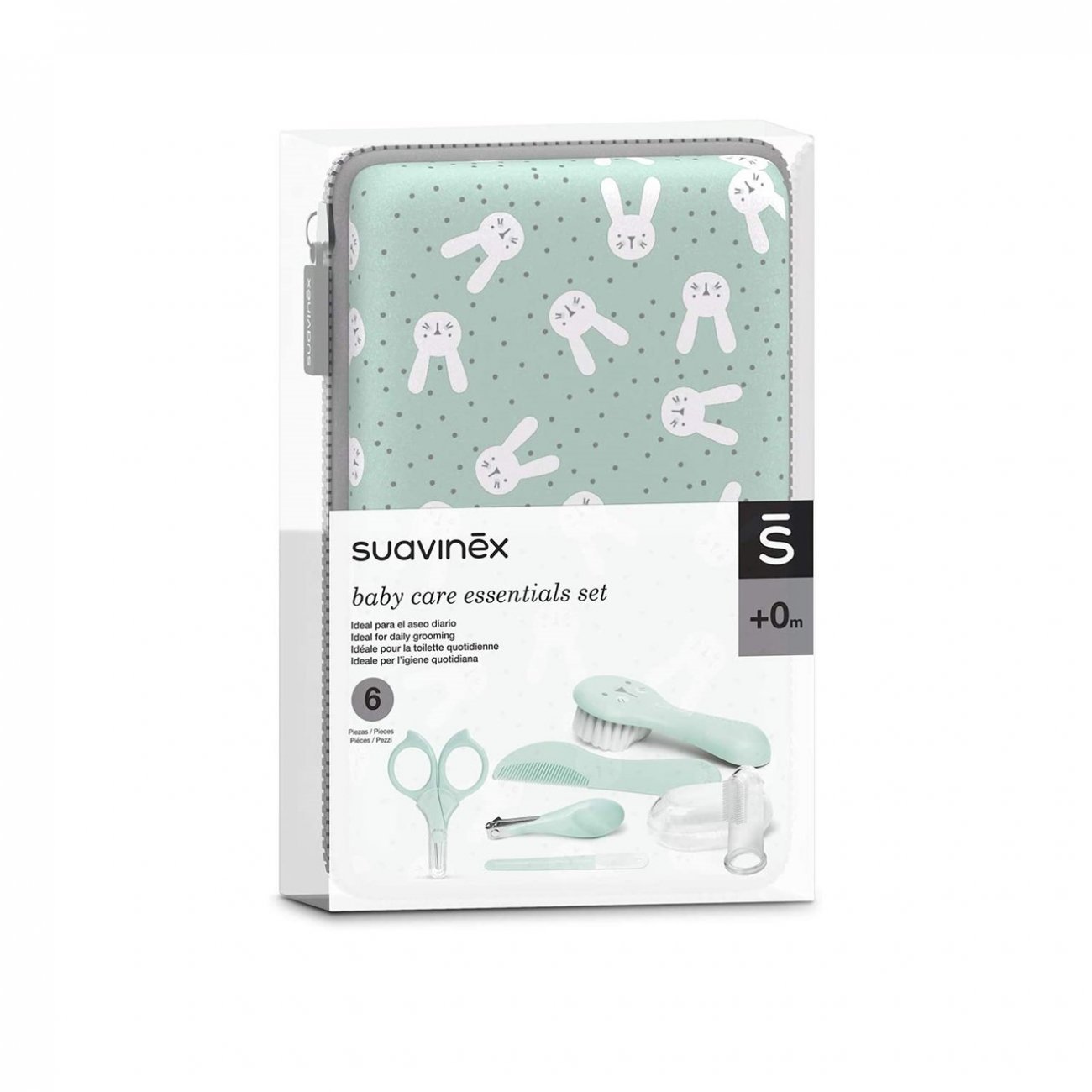 Kit de cuidados essenciais para bebês Suavinex Green