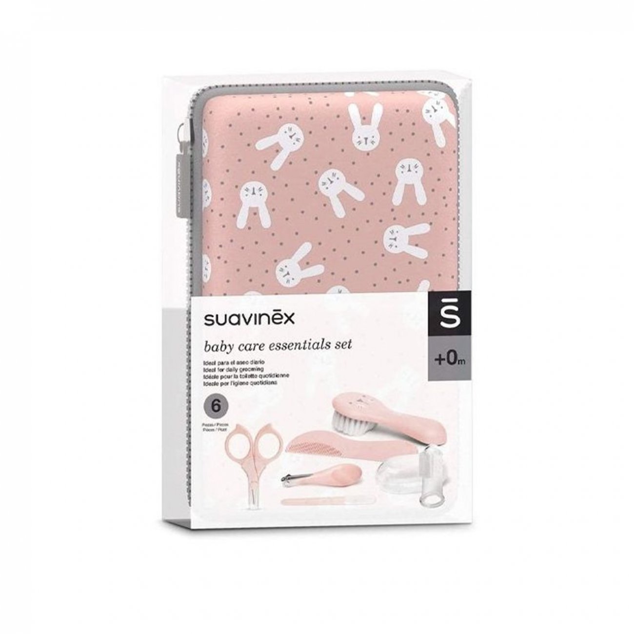 Kit de cuidados essenciais para bebês Suavinex Rose
