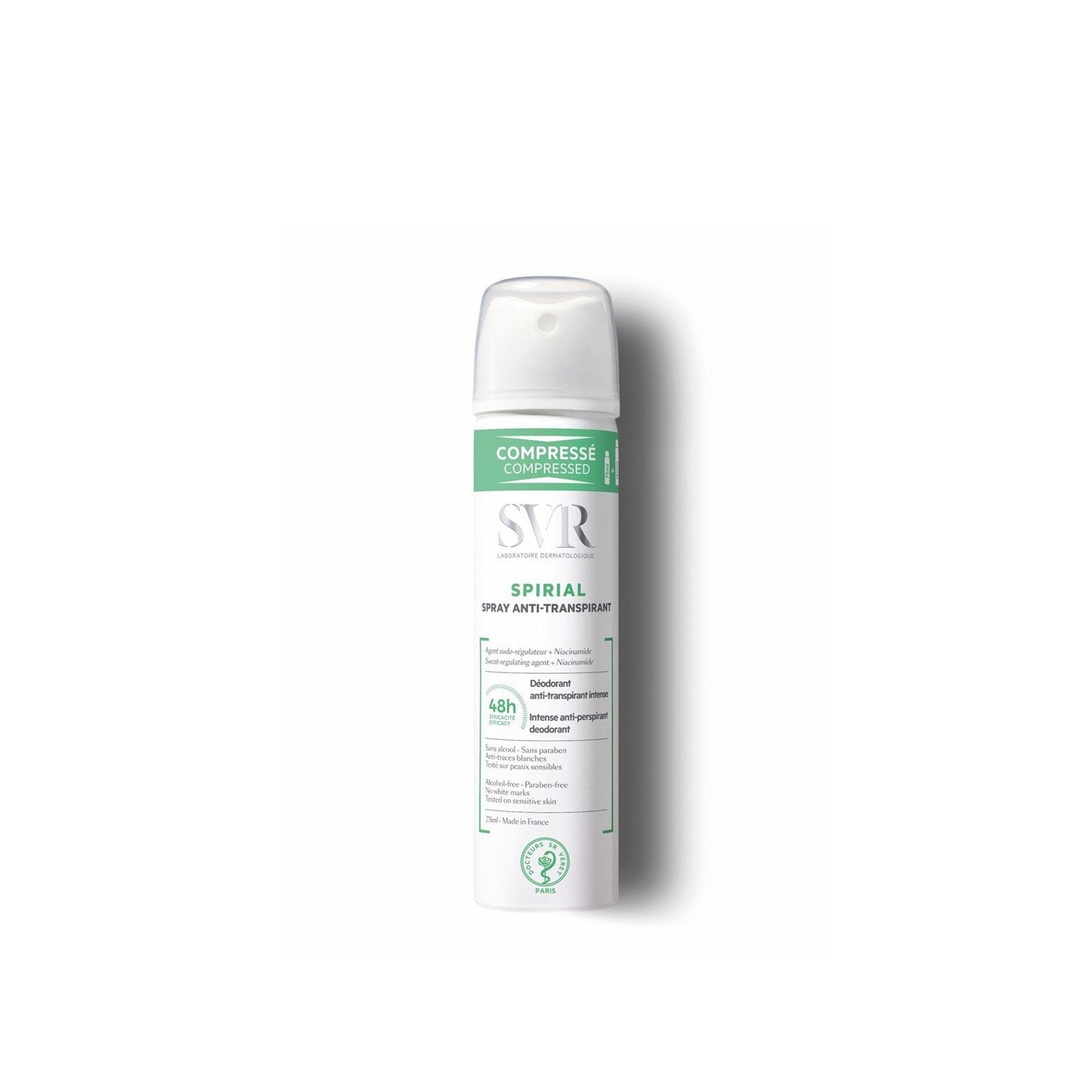 SVR Spirial 48h Intense Anti-Perspirant Deodorant Spray 75ml