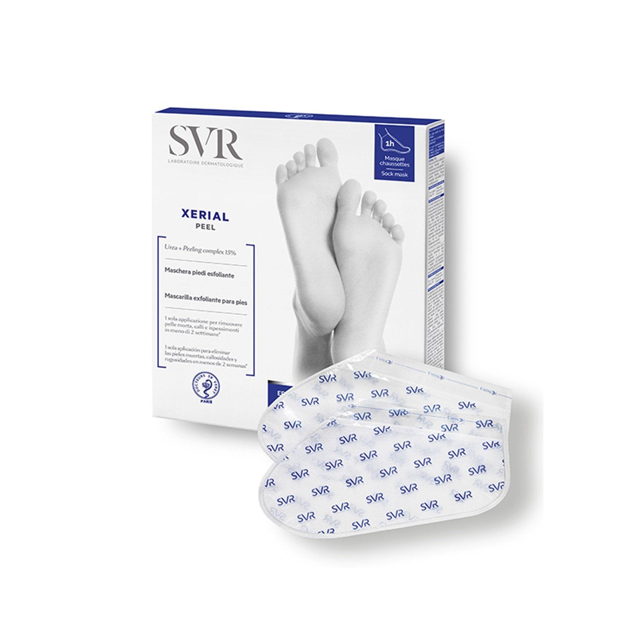 SVR Xérial Exfoliating Foot Mask x1pair