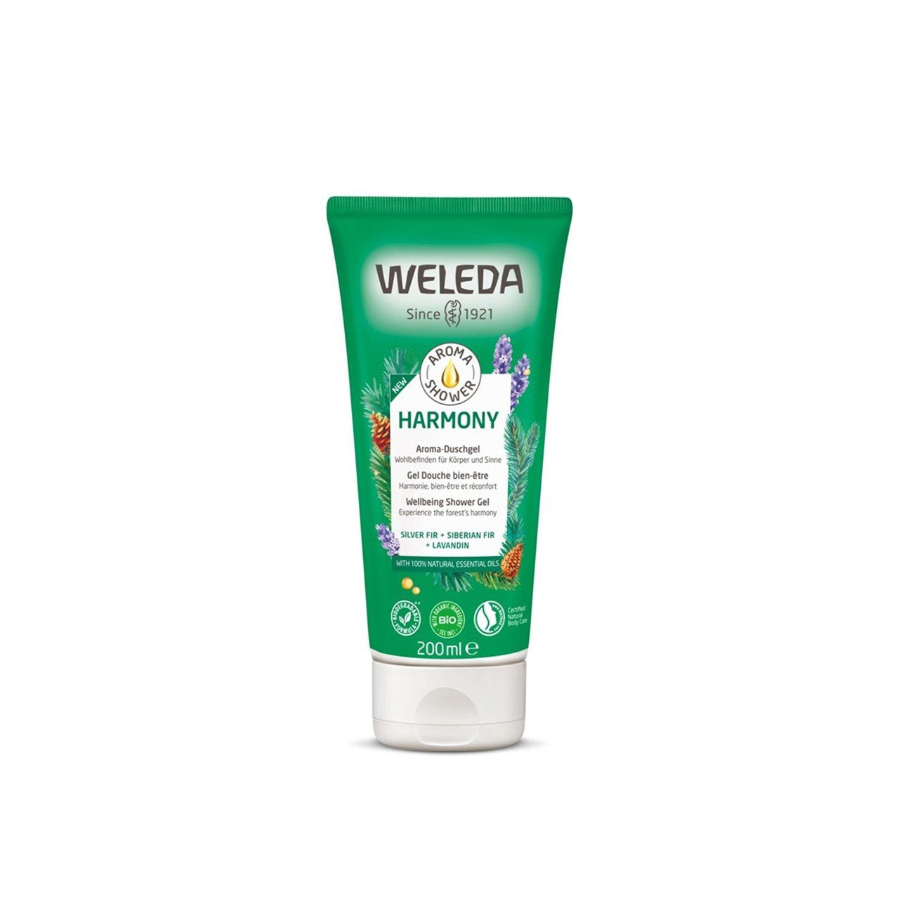 Gel de banho Weleda Harmony Wellbeing 200ml