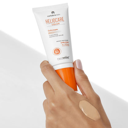 Heliocare Color Sunscreen with Cream Gel Color SPF50 