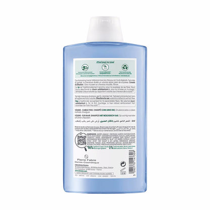 Klorane Volume Organic Linen Shampoo 400 ml