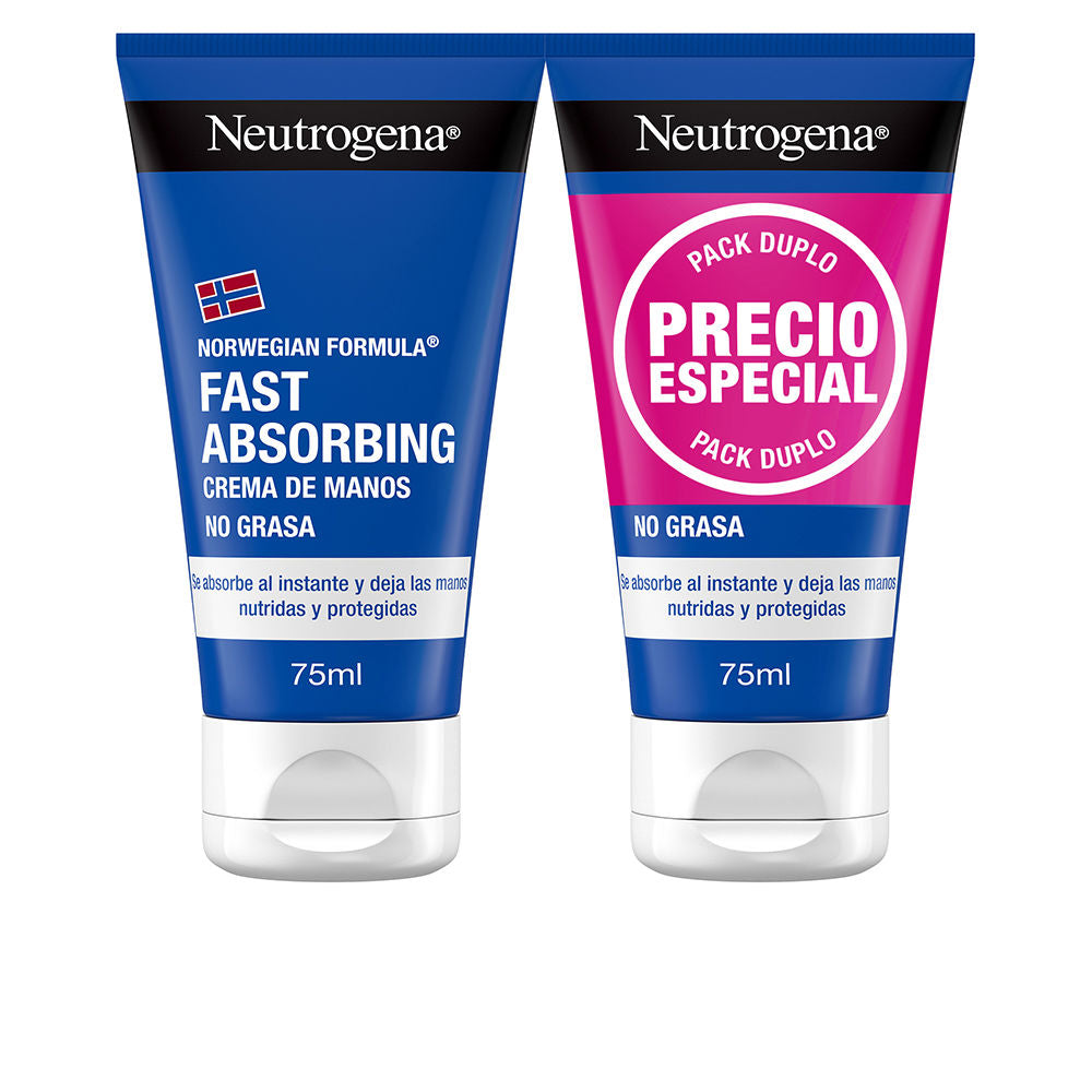 Neutrogena Fast Absorption Hand Cream Pack 2 X 75 ml