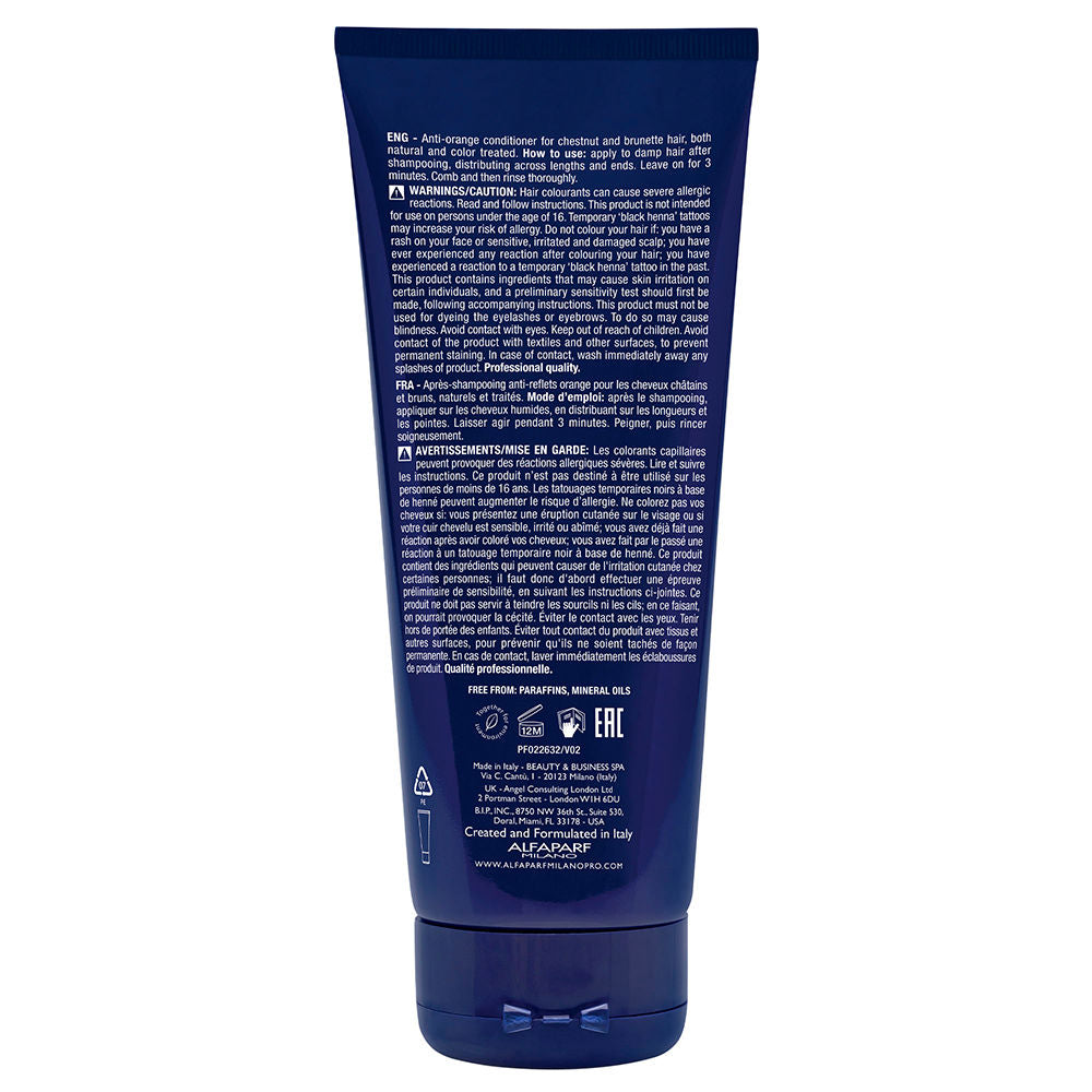 Alfaparf Milano Semi Di Lino Brunette Brown &amp; Dark Conditioner 200 ml