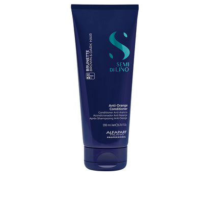 Alfaparf Milano Semi Di Lino Brunette Brown &amp; Dark Conditioner 200 ml