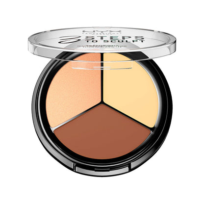 Nyx Professional Make Up 3 Steps to Sculpt Face Sculpting Palette 