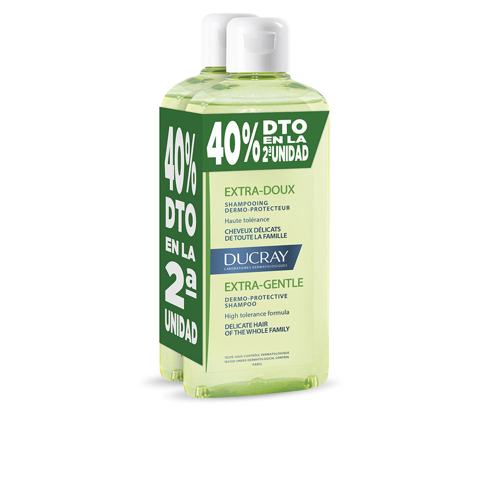 Ducray Champú equilibrante para cabellos delicados dúo 2 x 400 ml