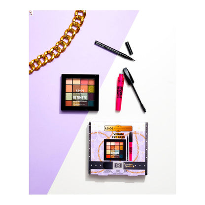 Nyx Professional Make Up Vegan Eye Pass Limited Edition Set 3 Pz