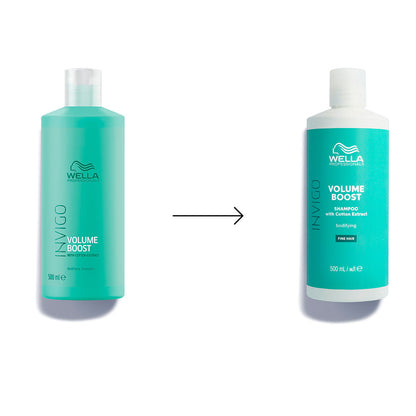 Wella Professionals Invigo Volume Boost Shampoo Hair Without Volume 500 ml