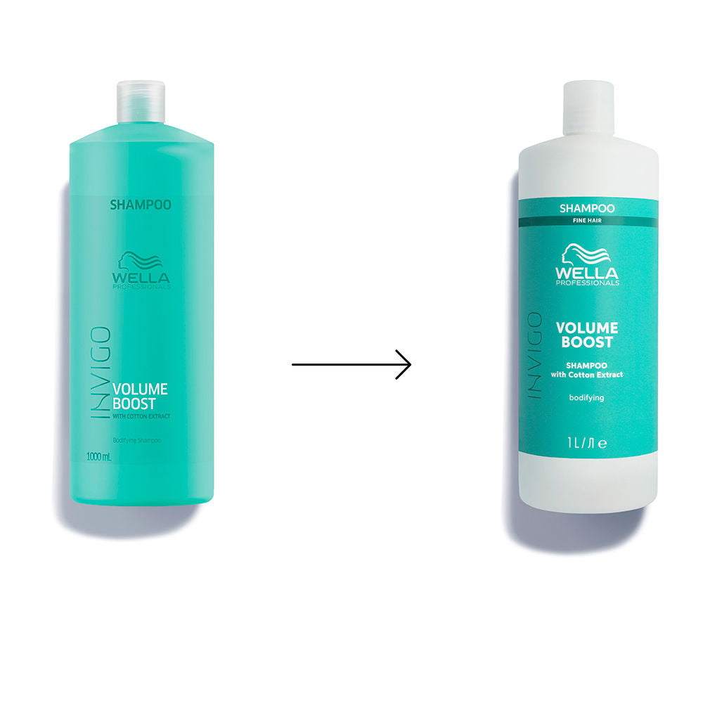 Wella Professionals Invigo Volume Boost Shampoo Hair Without Volume 1000 ml