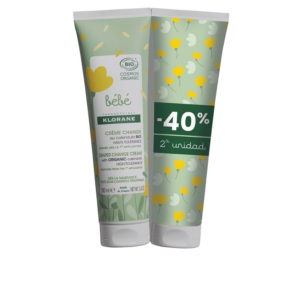Klorane Bébé Bio Diaper Cream Pack 2 X 100 ml