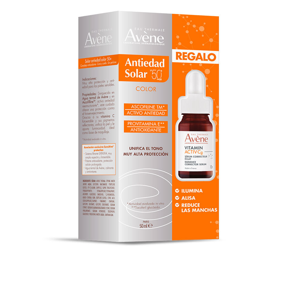Avène Solaire Anti-Aging with Color SPF 50+ 2-Pack