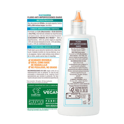 Garnier Delial Super UV Niacinamide Anti-Blemish SPF50+ 40 ml