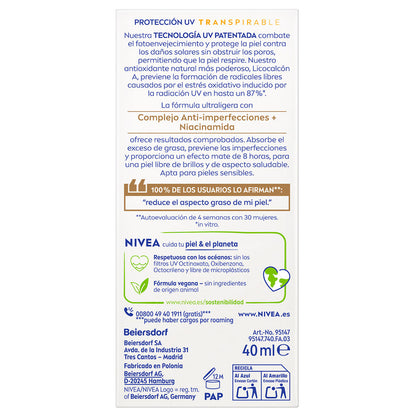 Nivea Sun Derma Clear Skin SPF50+ 40 ml