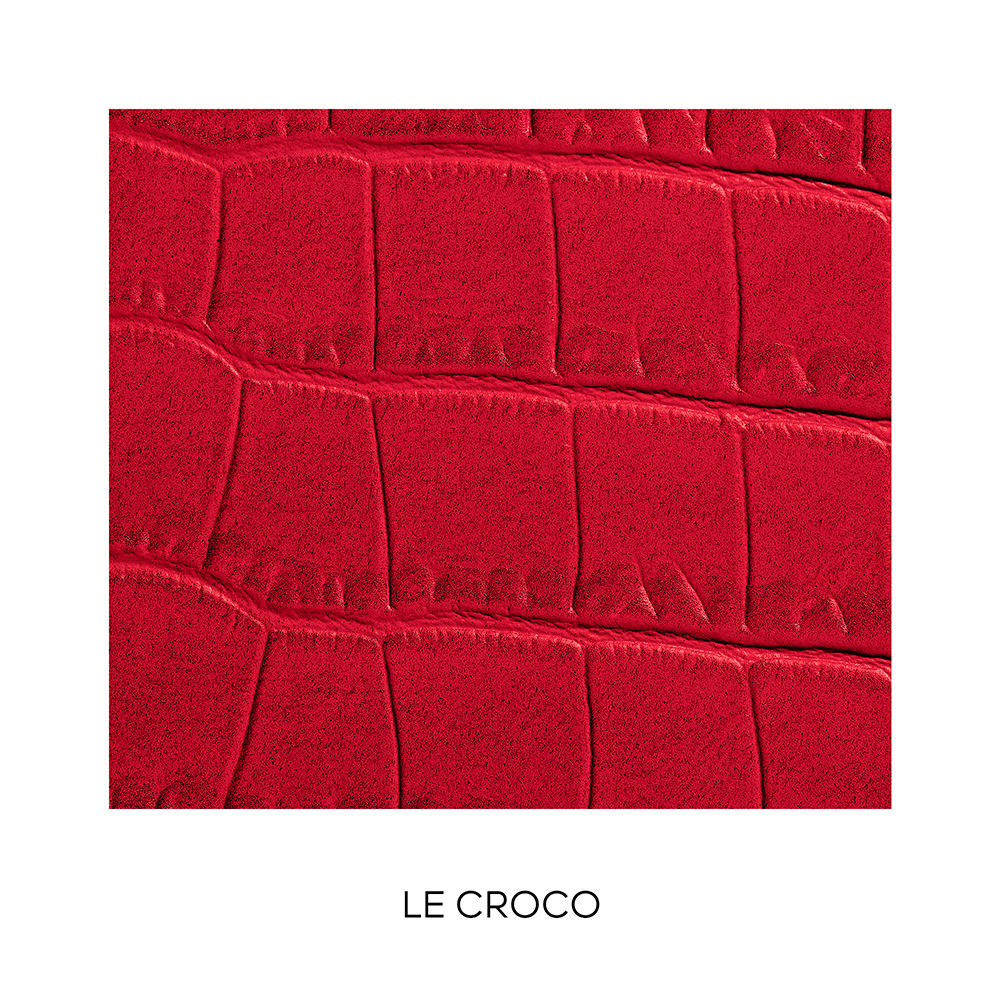 Guerlain Rouge G Le Croco Empty Lipstick Case — case design detail; lipstick not included