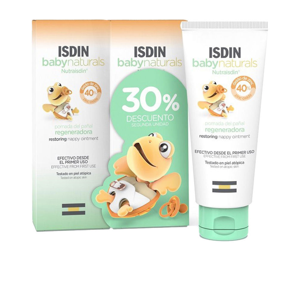 ISDIN Babynaturals Regenerating Diaper Ointment Pack 2 X 100 ml