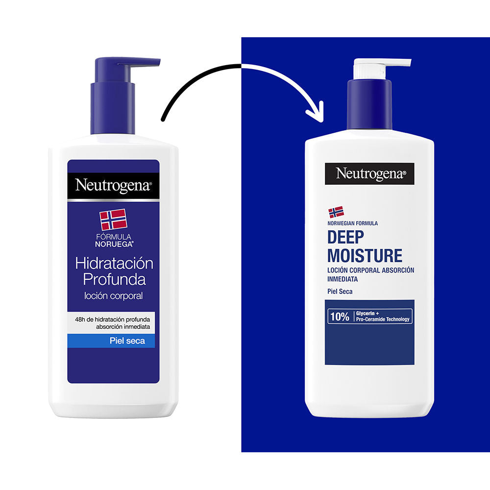 Neutrogena Deep Hydration Dry Skin Lotion Pack 2 X 750 ml