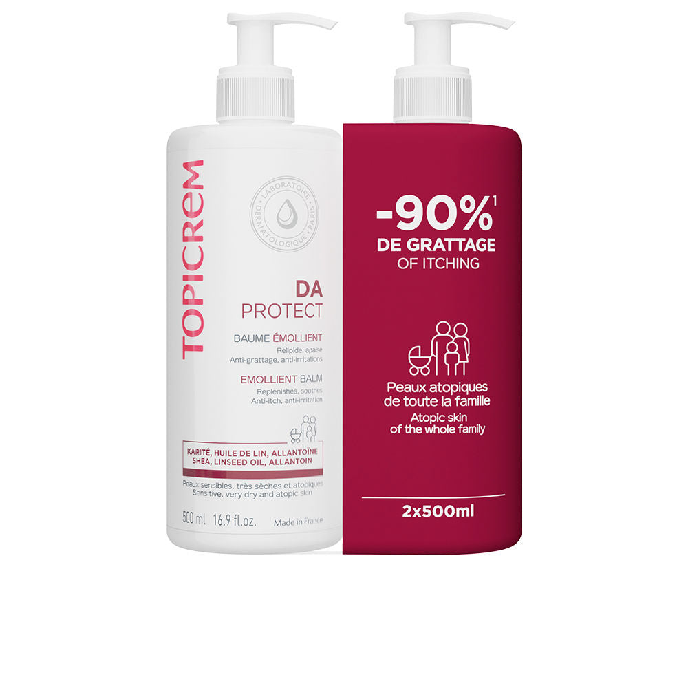 Topicrem Da Emollient Balm Pack 2 X 500 ml
