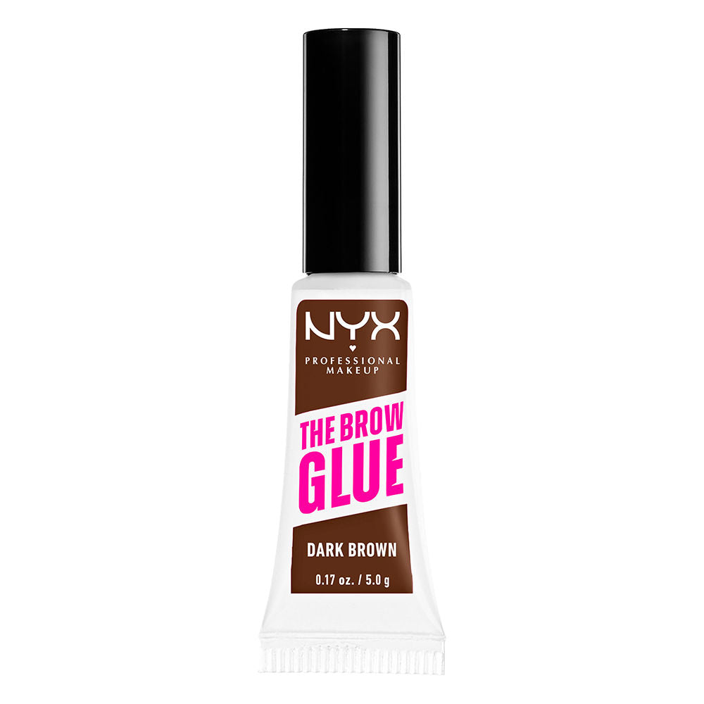Nyx Professional Make Up NYX Pro Makeup The Brow Glue Gel Modelador de Sobrancelhas Instantâneo 04 Dark Brown 5g