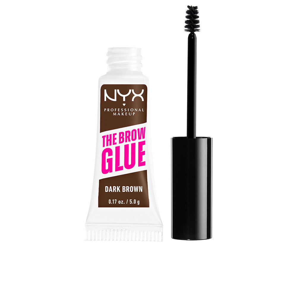 Nyx Professional Make Up NYX Pro Makeup The Brow Glue Gel Modelador de Sobrancelhas Instantâneo 04 Dark Brown 5g