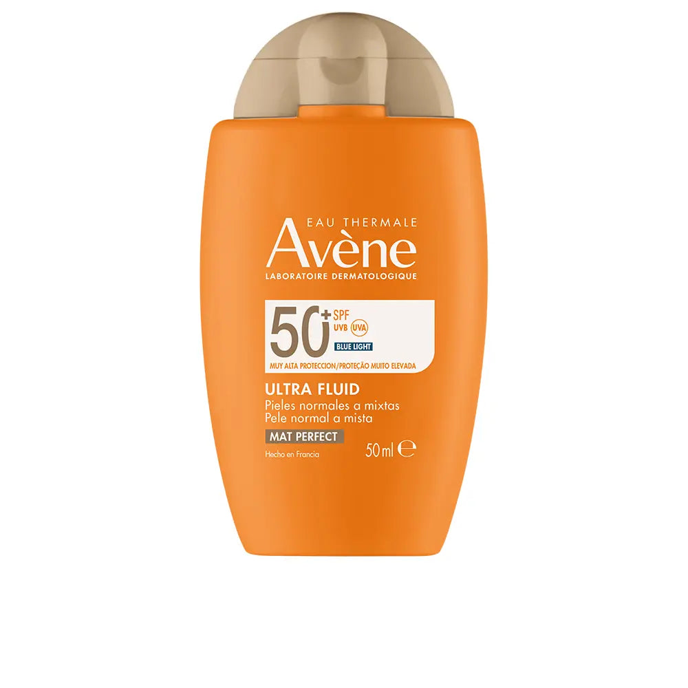 Avène Solaire Ultra Mat Perfect Fluid Facial Sun Protector Universal Tone Spf50 50 Ml