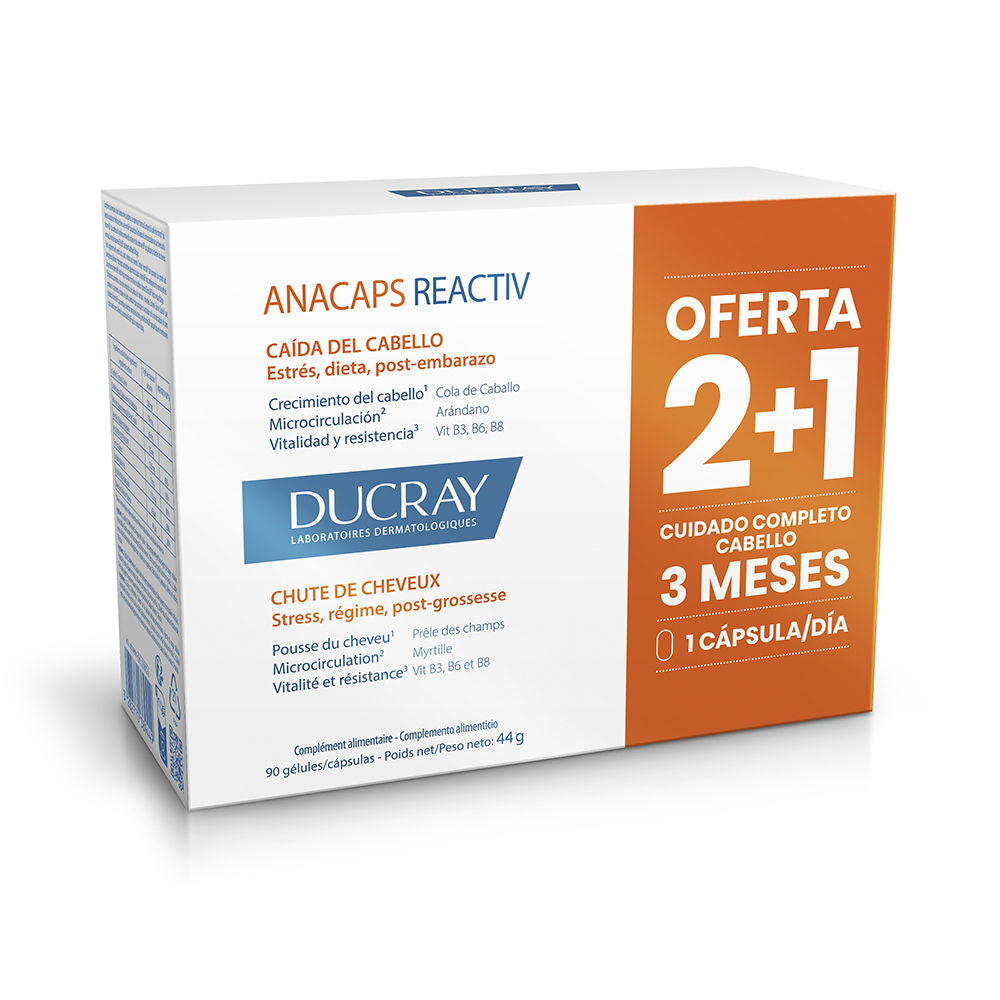 Ducray Anacaps Reactiv Reactional Anti-Hair Loss Tablets 90 Units