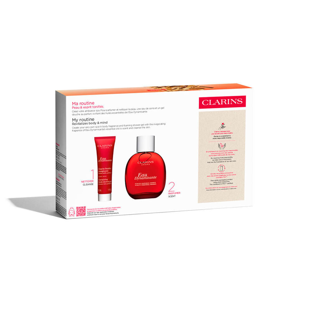 Clarins Eau Dynamisante Case 2 pcs