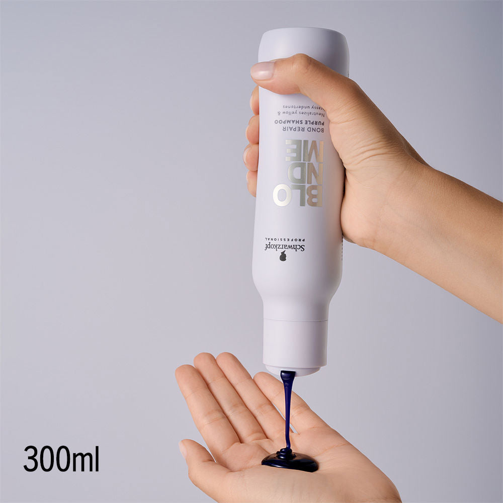 Schwarzkopf Blondme Bond Repair Purple Shampoo 300 ml