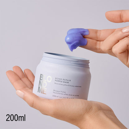 Schwarzkopf Blondme Bond Repair Tratamiento Morado 200 ml