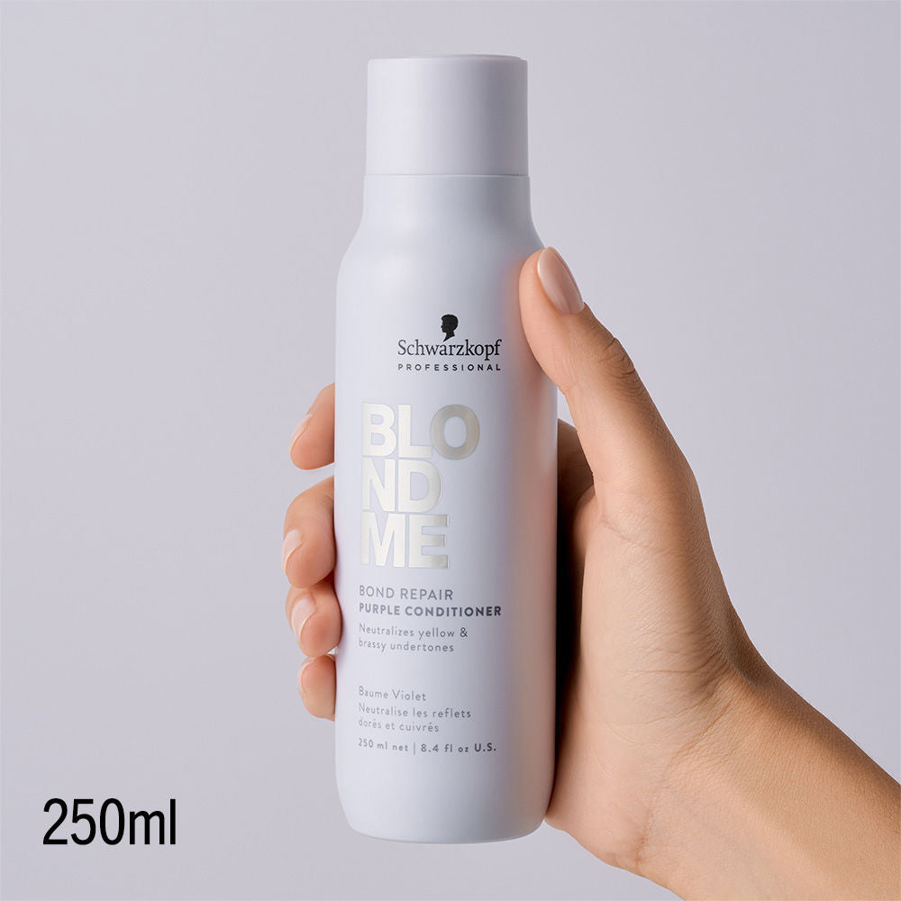 Schwarzkopf Blondme Bond Repair Purple Conditioner 250 ml