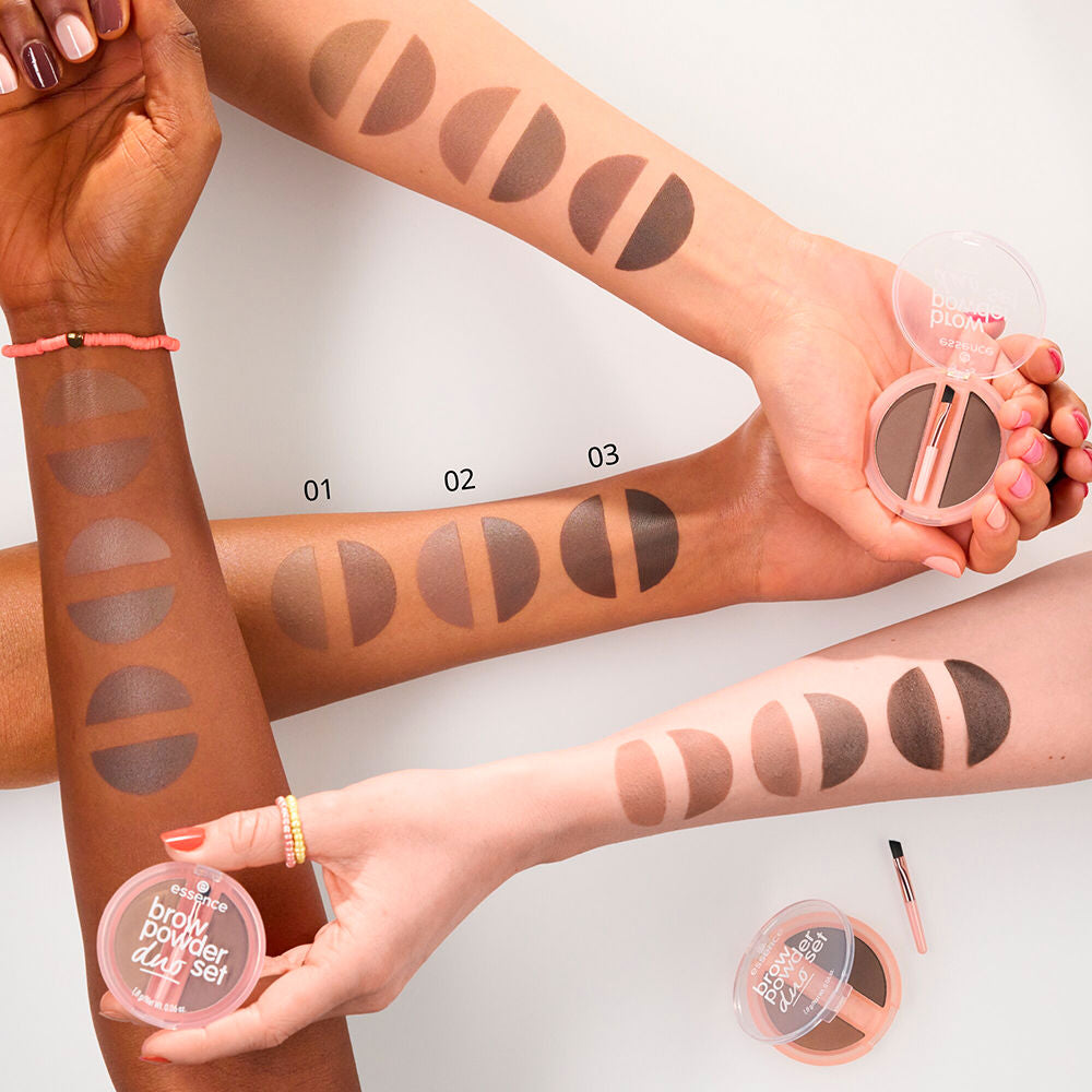 Essence Brow Powder Eyebrow Powder Duo 
