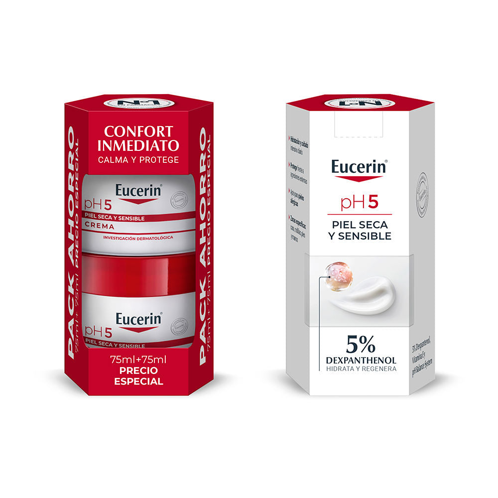 Eucerin Ph5 Sensitive Skin Cream Pack 2 X 75 ml