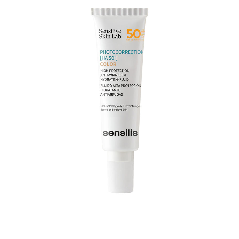 Sensilis Photocorrection [ha 50+] Moisturizing and Anti-Wrinkle Tinted Fluid SPF50+ 50 ml