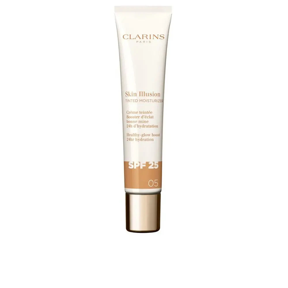 Clarins Skin Illusion Tinted Moisturizer Anti-Aging Tinted Treatment Glow Effect Spf25 
