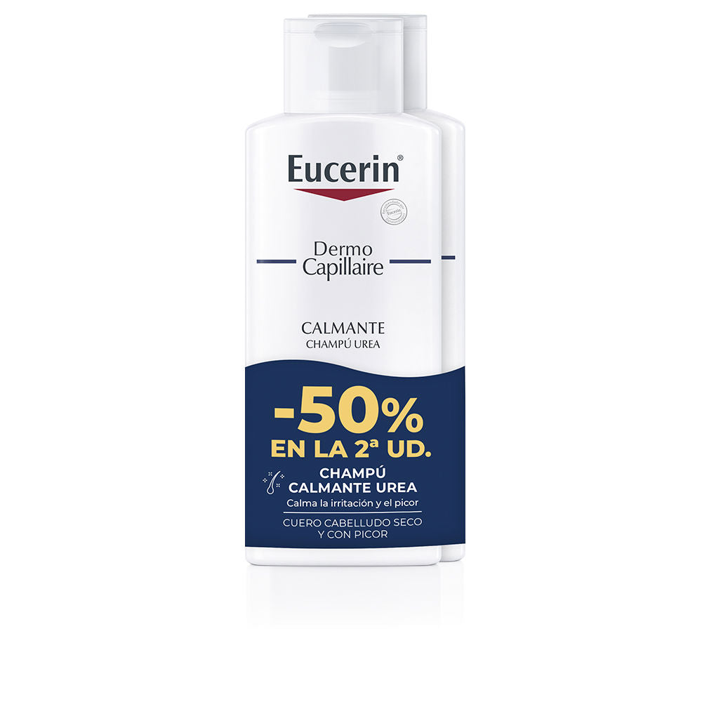 Eucerin Dermo Capillaire Soothing Urea Shampoo Pack of 2 X 250 ml