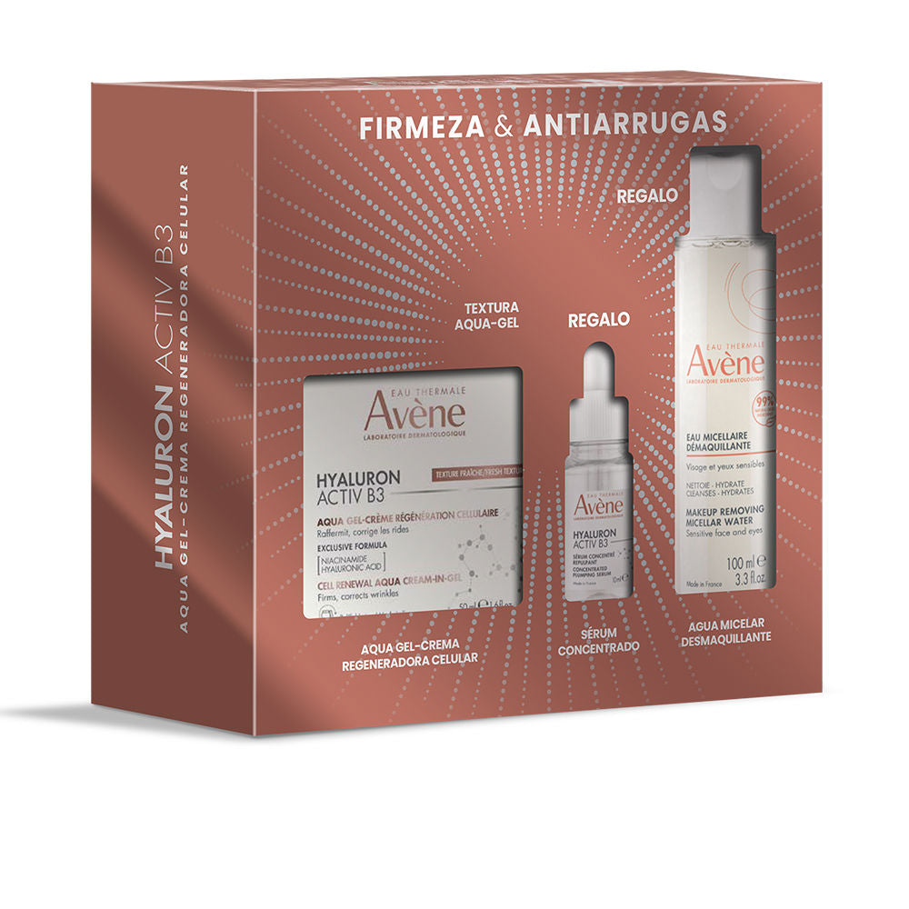 Avène Hyaluron Activ B3 Aqua Gel - Cream + Micellar Water + Serum Set 3 pcs
